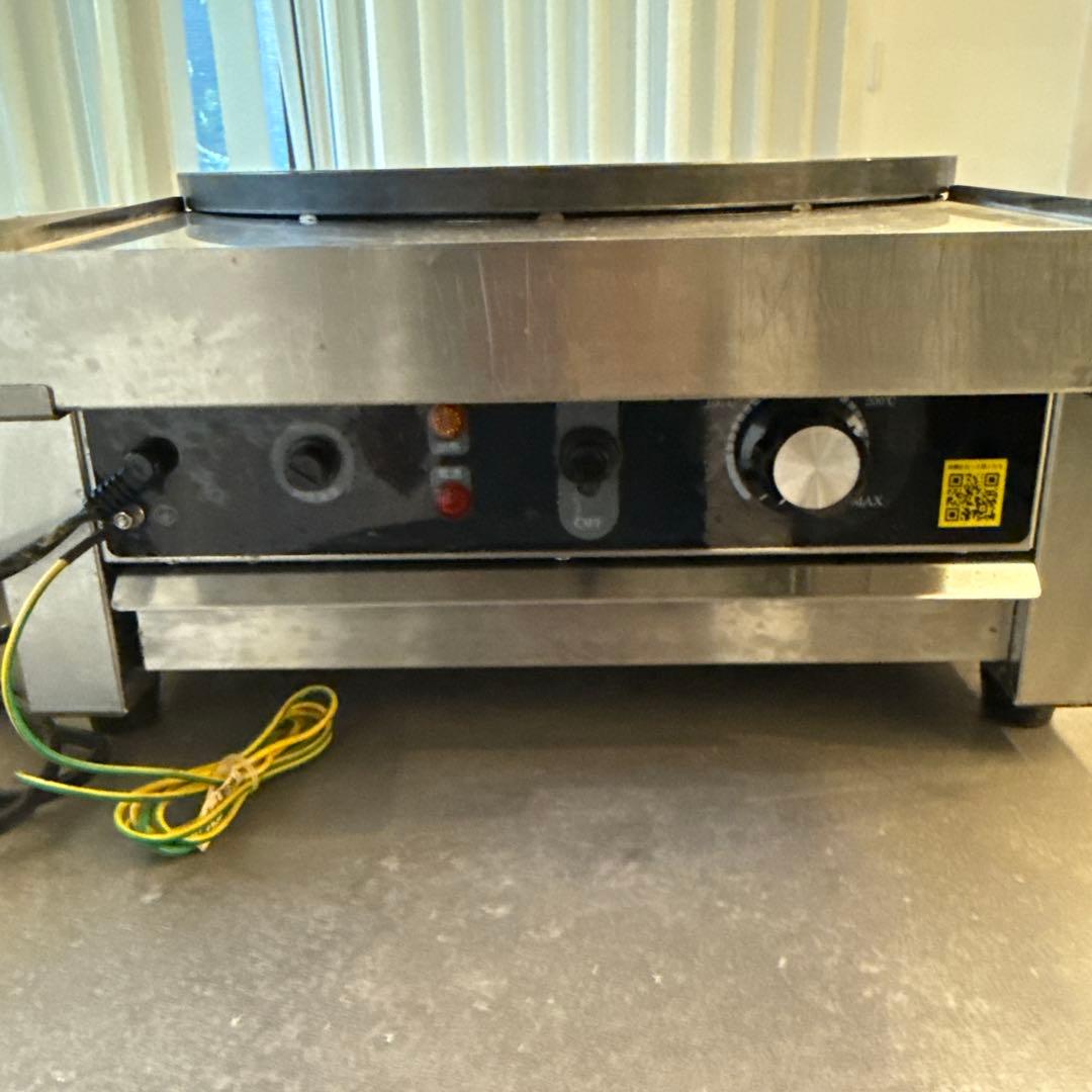 業務用電気クレープ焼き器 家庭使用可 キプロスター