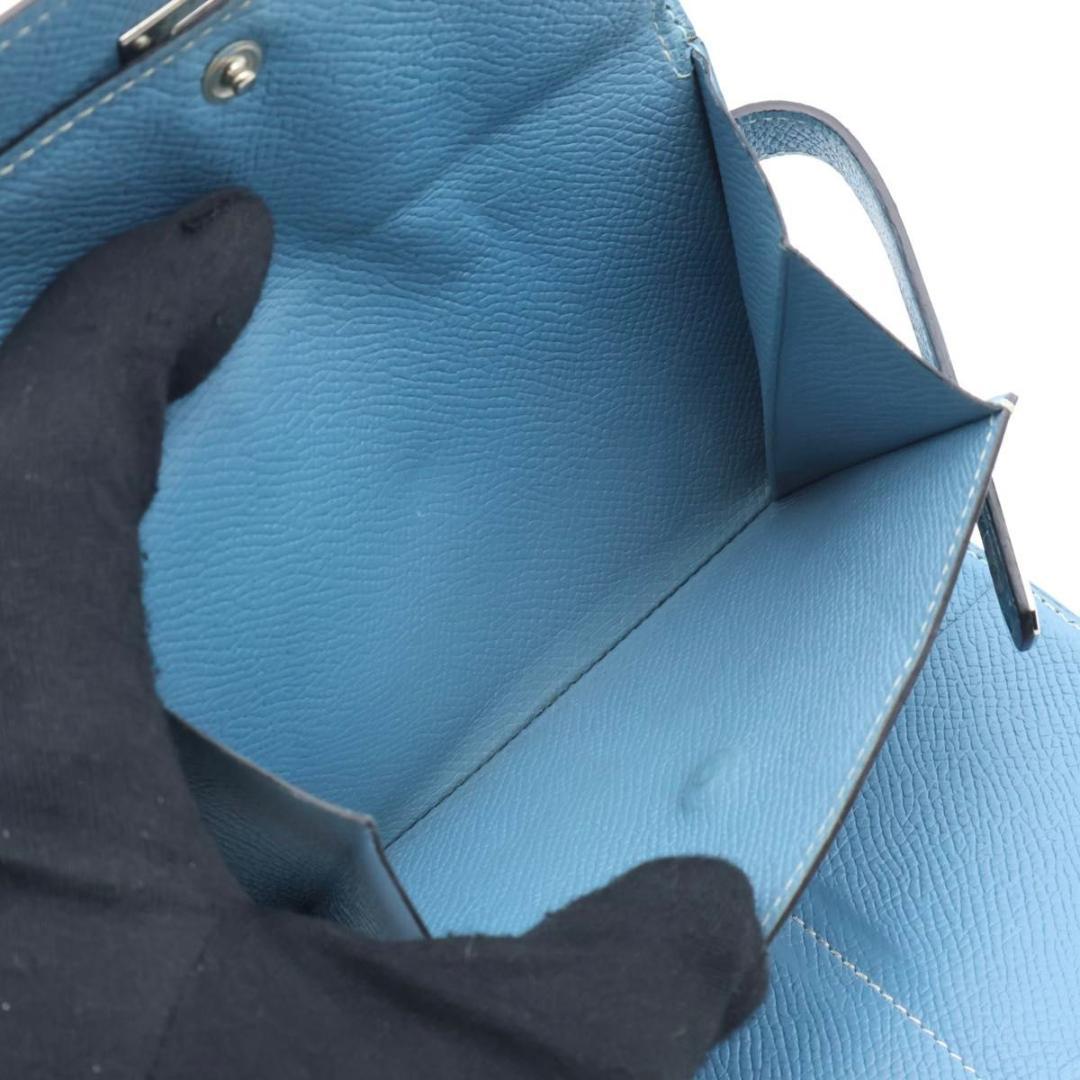 鑑定書付【極美品】HERMES ケリーコンパクトウォレット　三つ折財布　エプソン