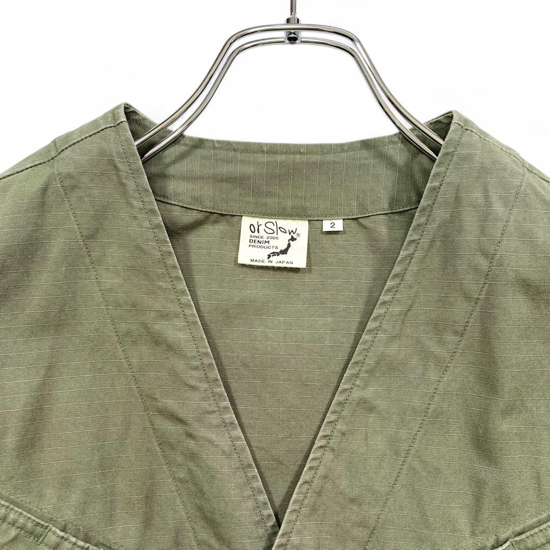 ジャケット・アウター orSlow US Army No Collar Short Jacket