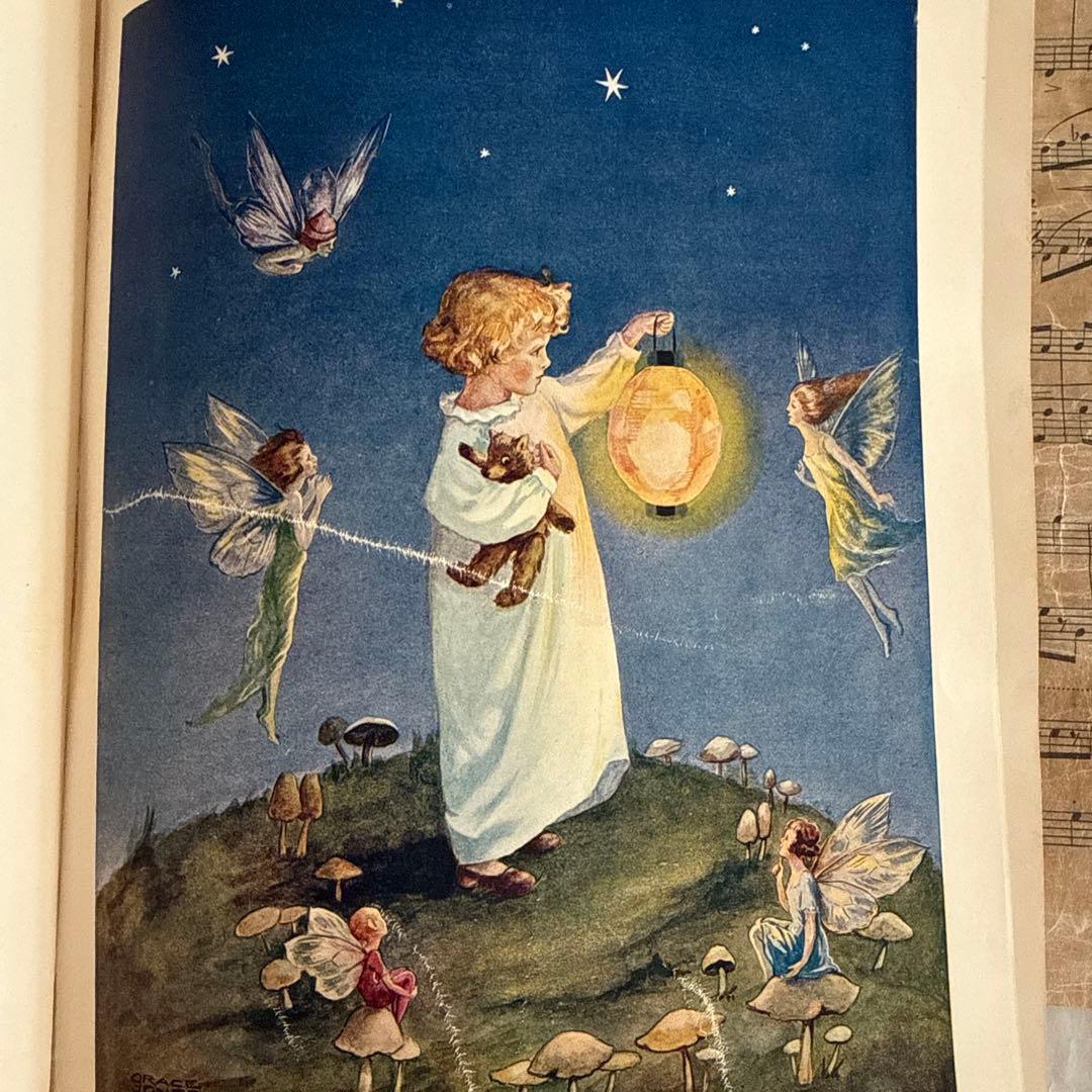 稀少アンティーク美しいヴィクトリアン絵本イギリス洋書　古書ジャンクジャーナル