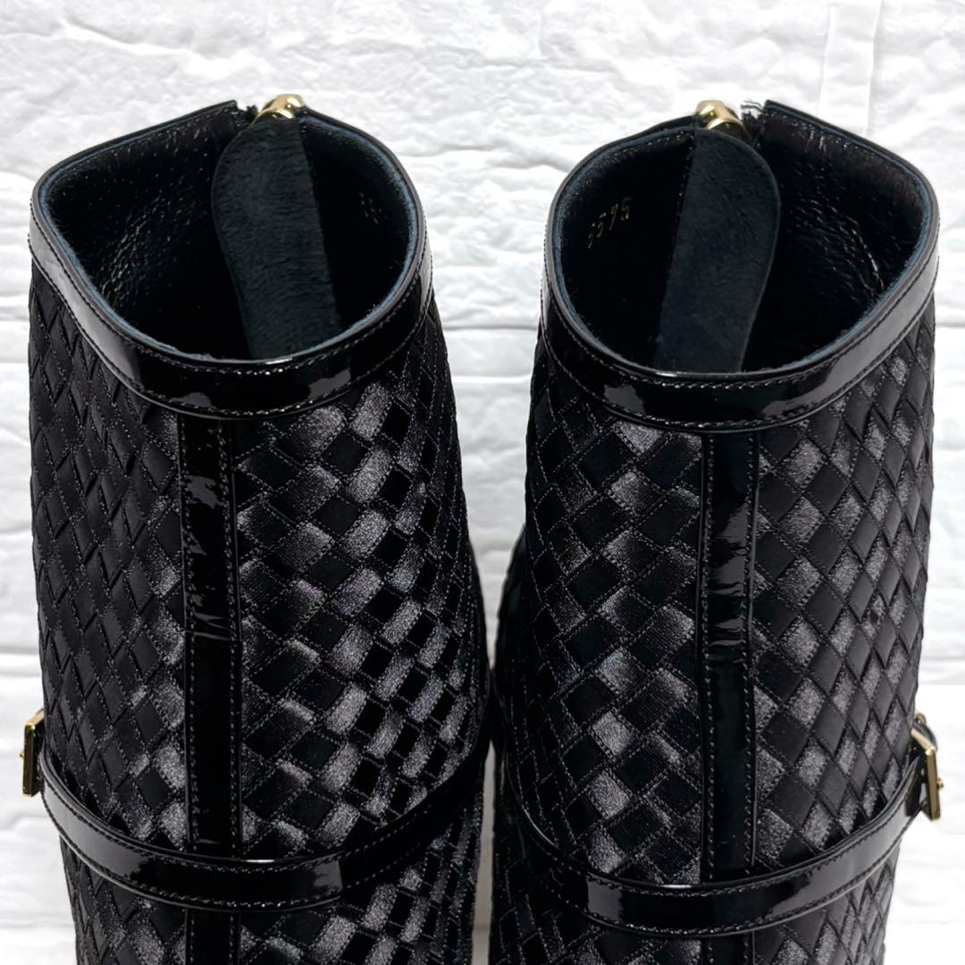 【新品・未使用】COMEX コメックス/12cmハイヒールショートブーツメッシュ