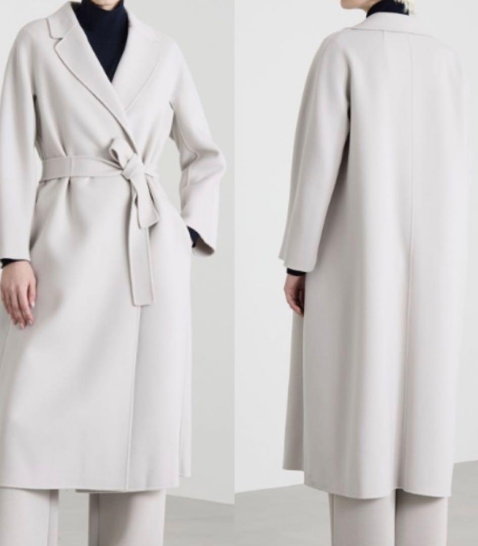 極美品アウトレットS MaxMara ESTURIA ウールダブルフェイスコート