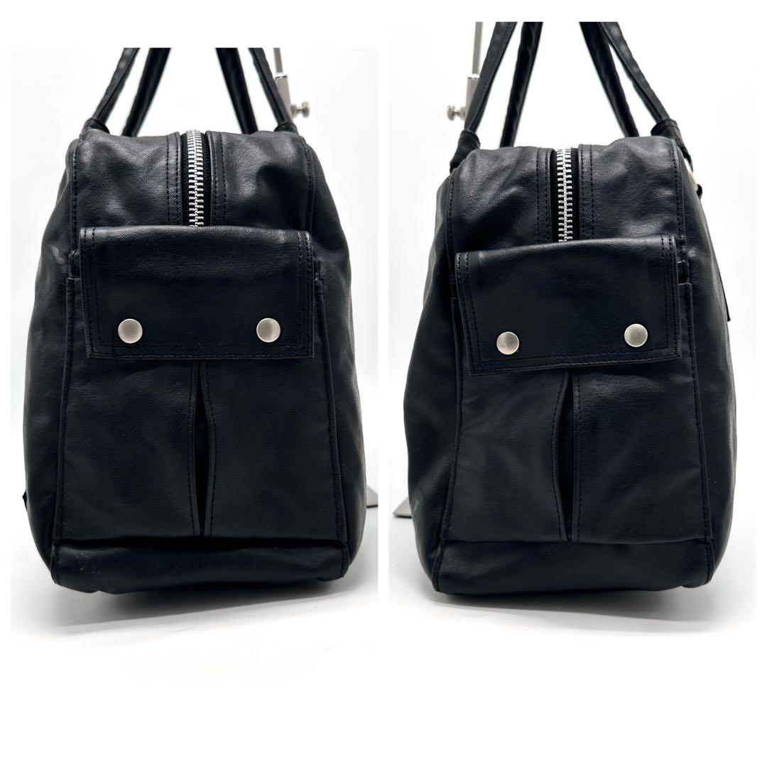 【美品】PORTER ポーター フリースタイル ボストンバッグ ブラック