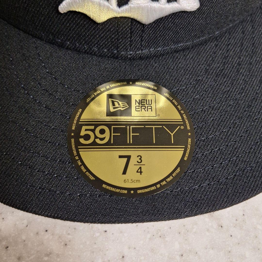 WACKOMARIA NEWERA 59fifty 黒×白 7 3/4 61.5
