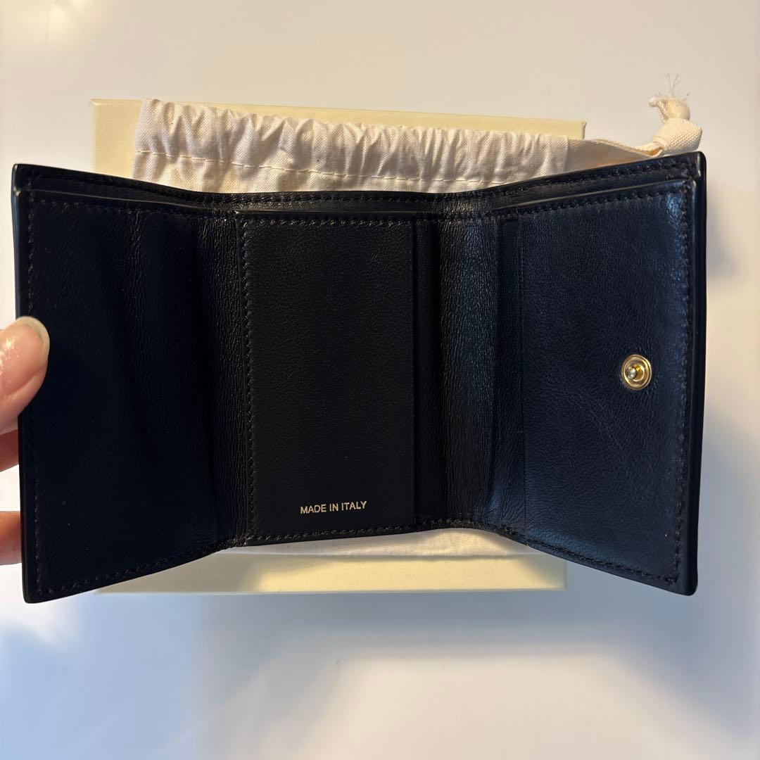 MARNI ダークグリーン 三つ折り財布