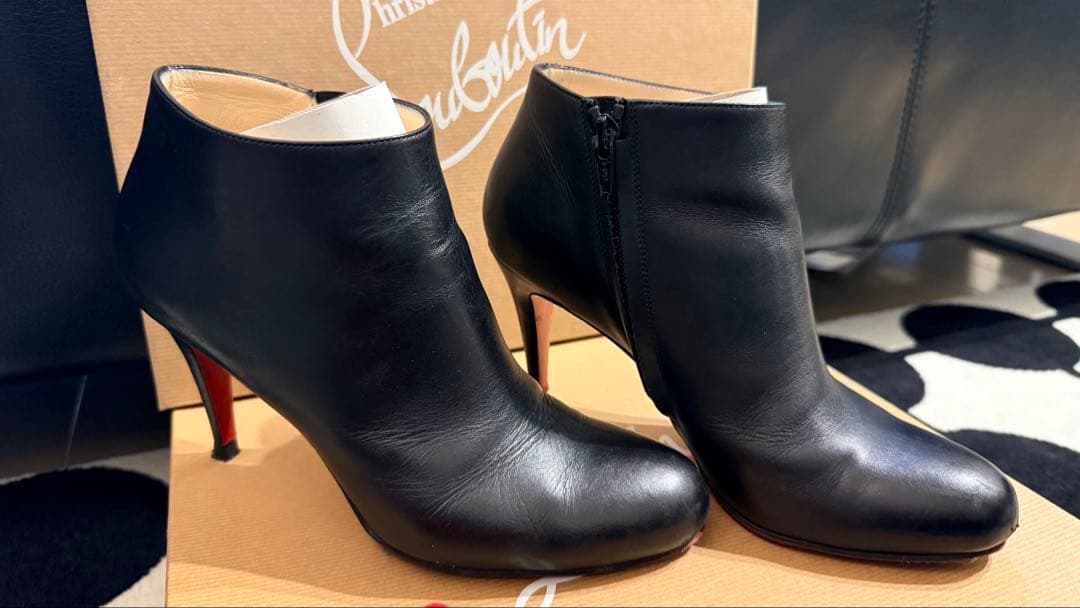 ◆ChristianLouboutin ルブタン◆ショートブーティー 38.5