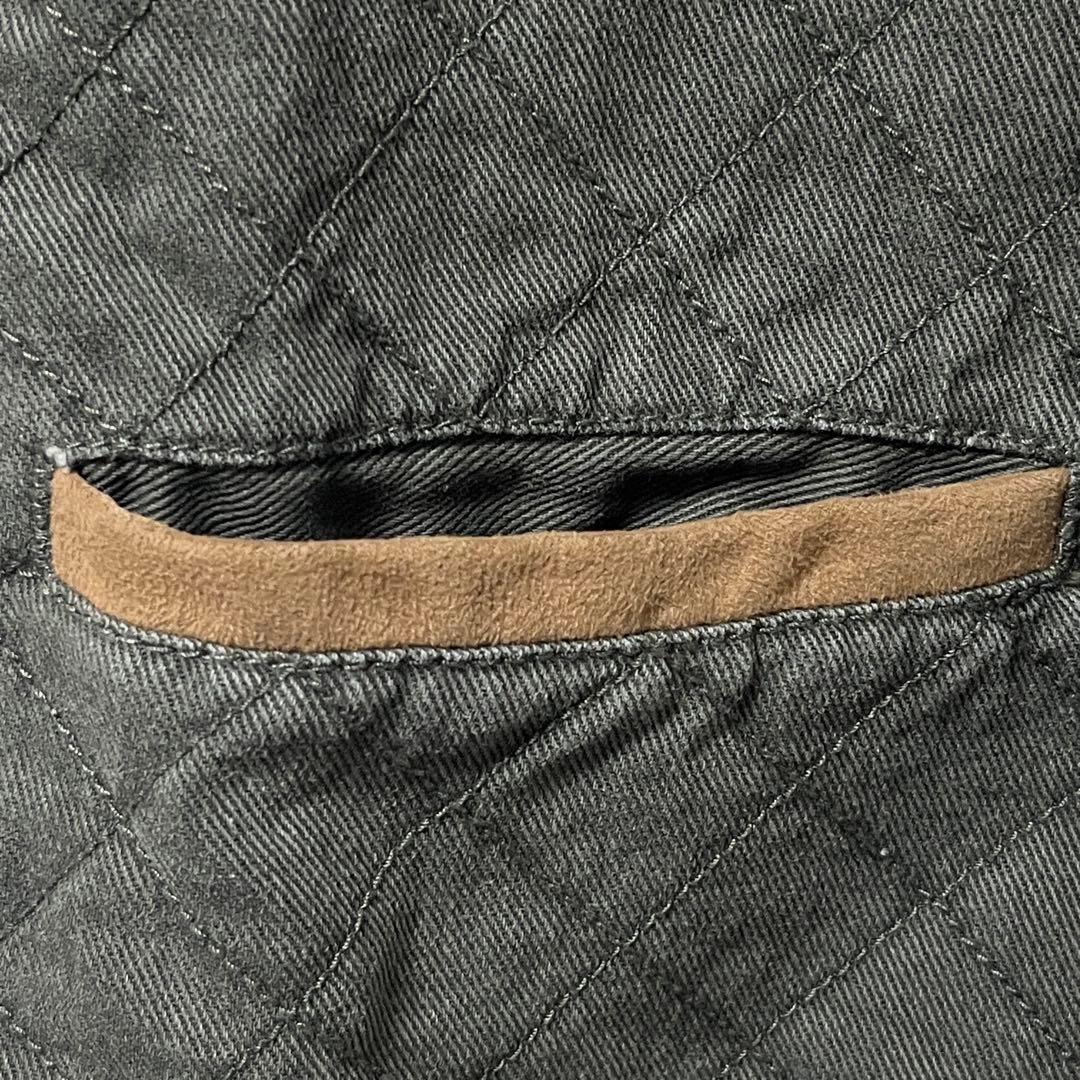 C2982 WOOL RICH キルティングベスト Mサイズ オリーブグリーン