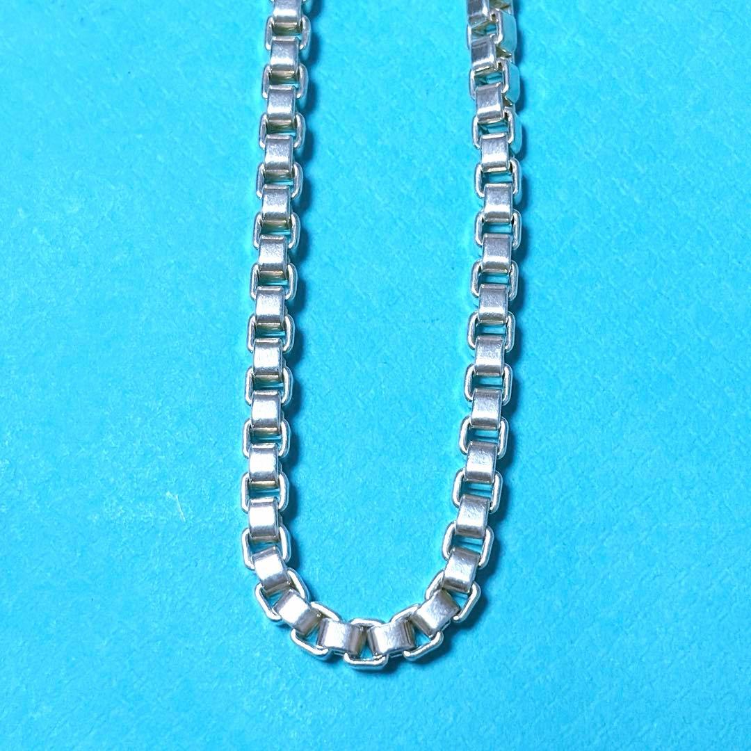 【美品】45.6cm Tiffany ティファニー ベネチアン ネックレス SV