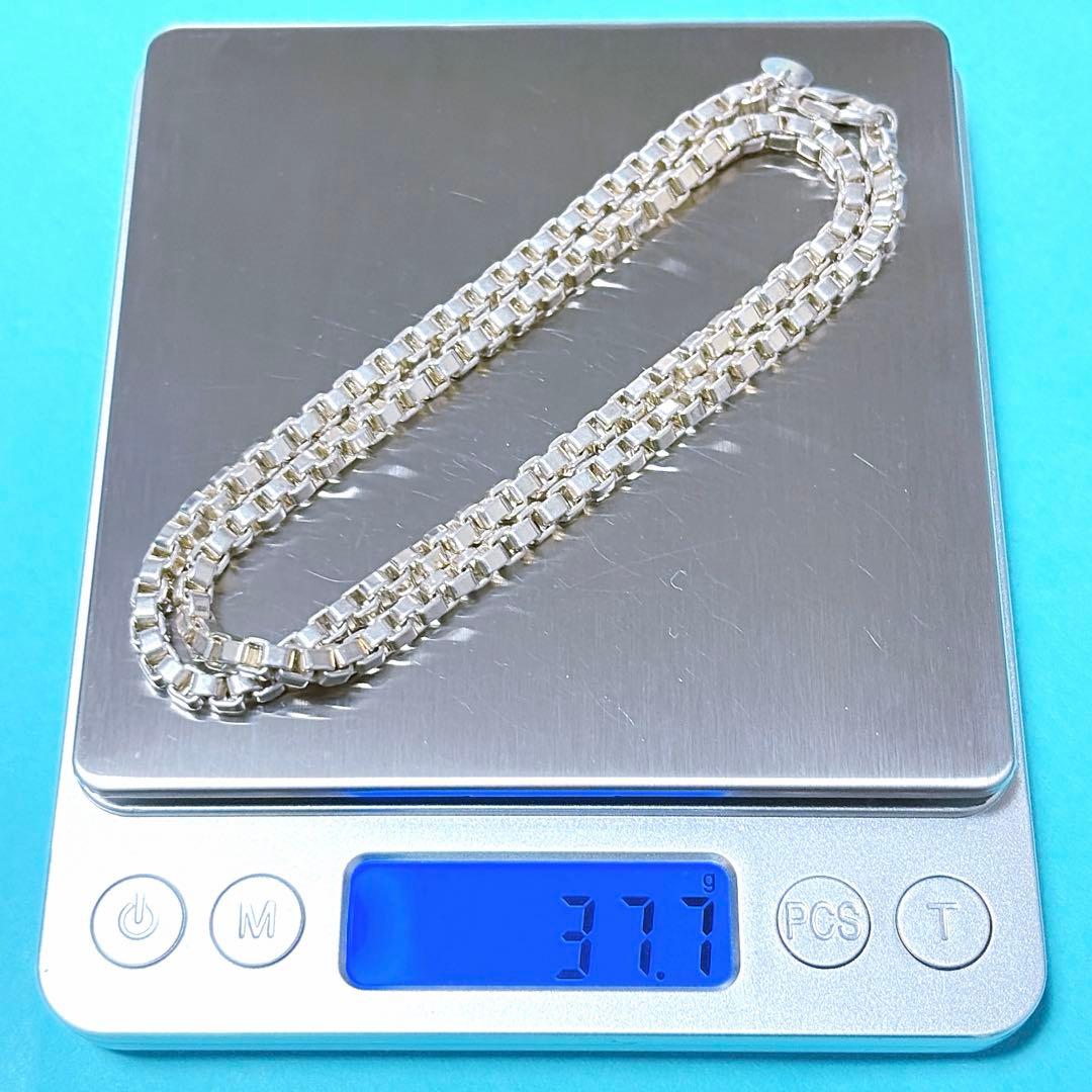 【美品】45.6cm Tiffany ティファニー ベネチアン ネックレス SV