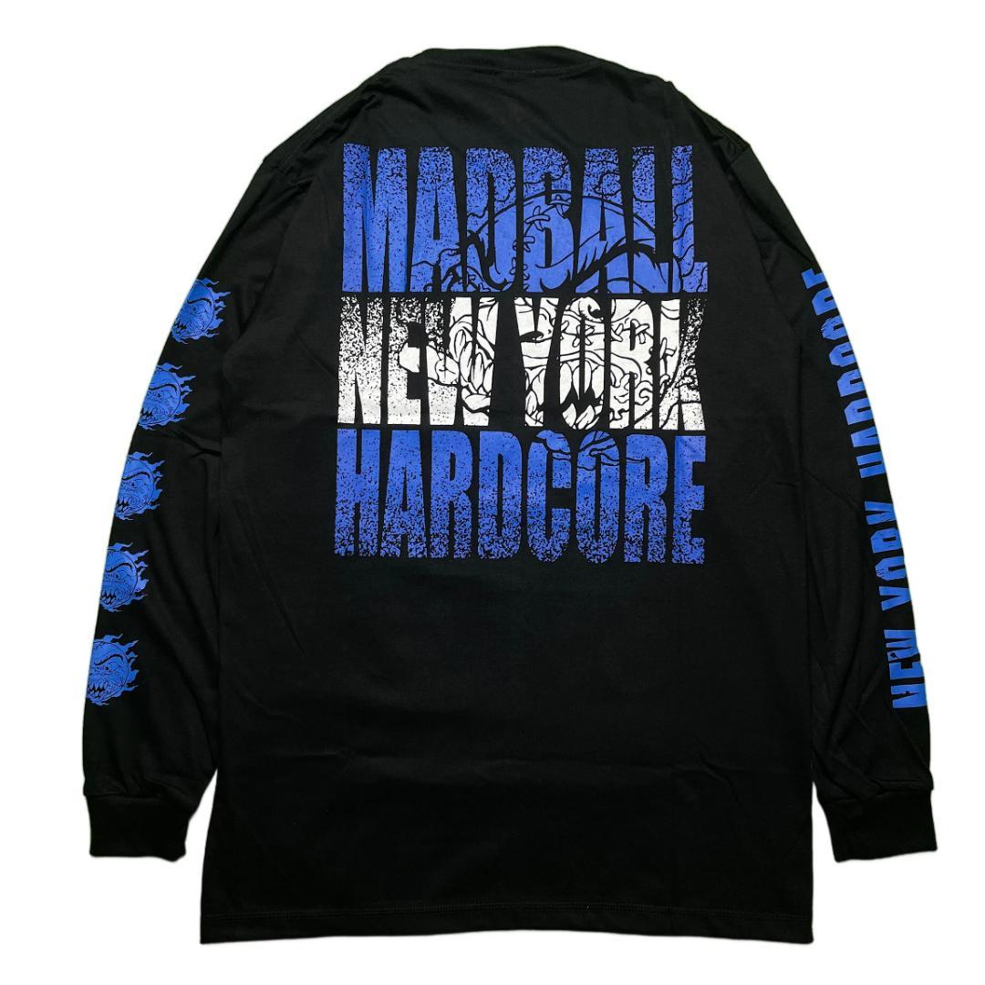 Madball Lサイズ ロンT 長袖Tシャツ ブラック マッドボール