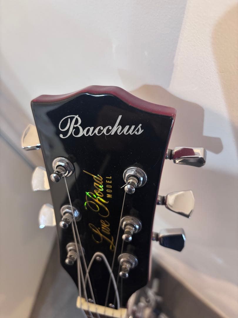 Bacchus BLP-BP/R バッカス　レスポール　エレキギター　木目癖強