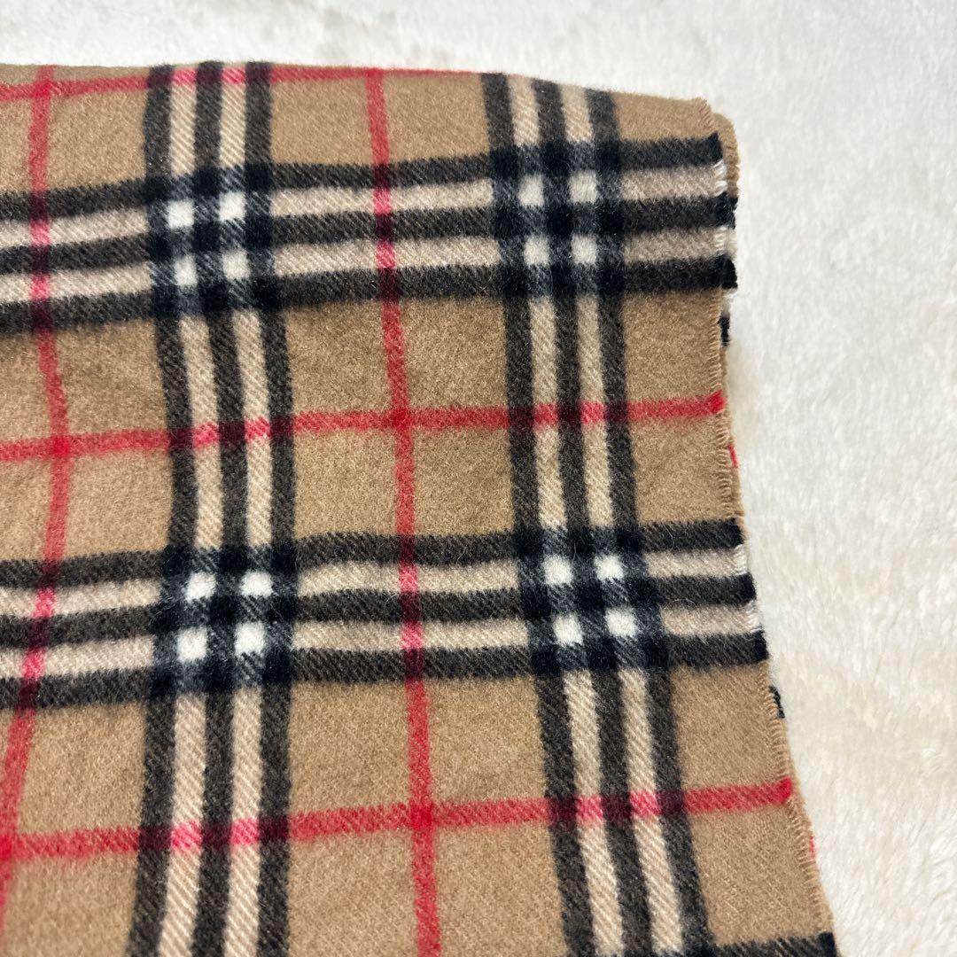 Burberrys バーバリー マフラーノバチェック カシミヤ100% 英国製