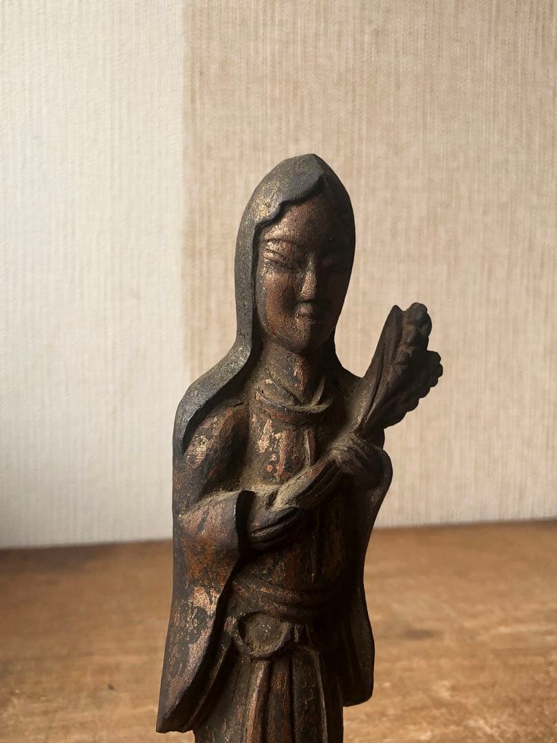 松宮　養蚕神　蚕神　金色姫命　女神　民衆仏　神像　木花開耶姫命