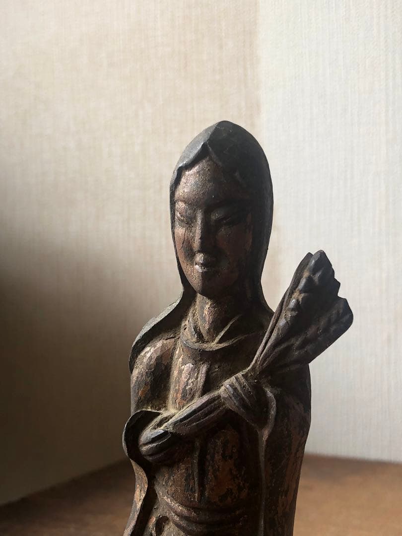 松宮　養蚕神　蚕神　金色姫命　女神　民衆仏　神像　木花開耶姫命