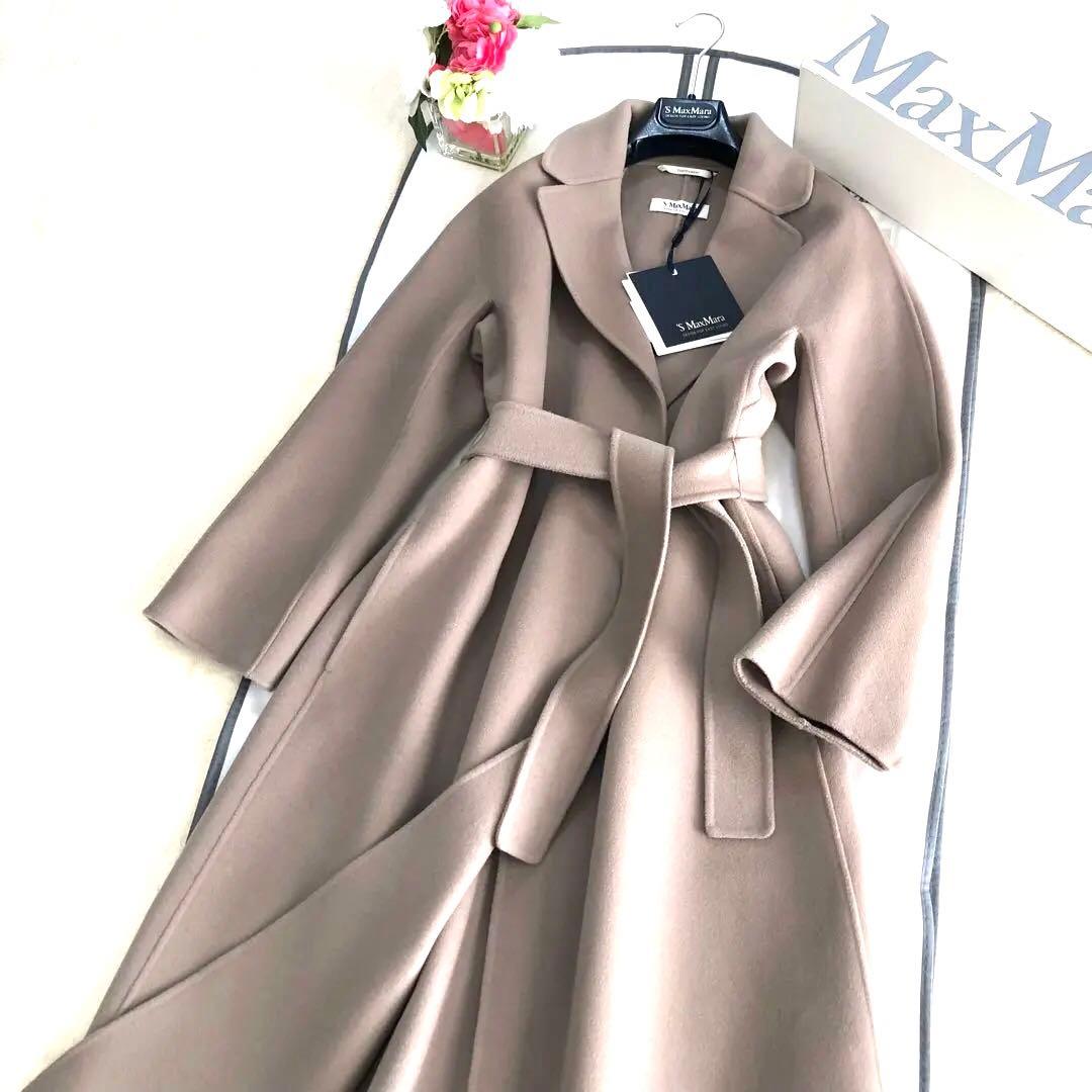 新品タグ付【'S MAX MARA】36希少モカ　ESTURIAクチートアマーノ