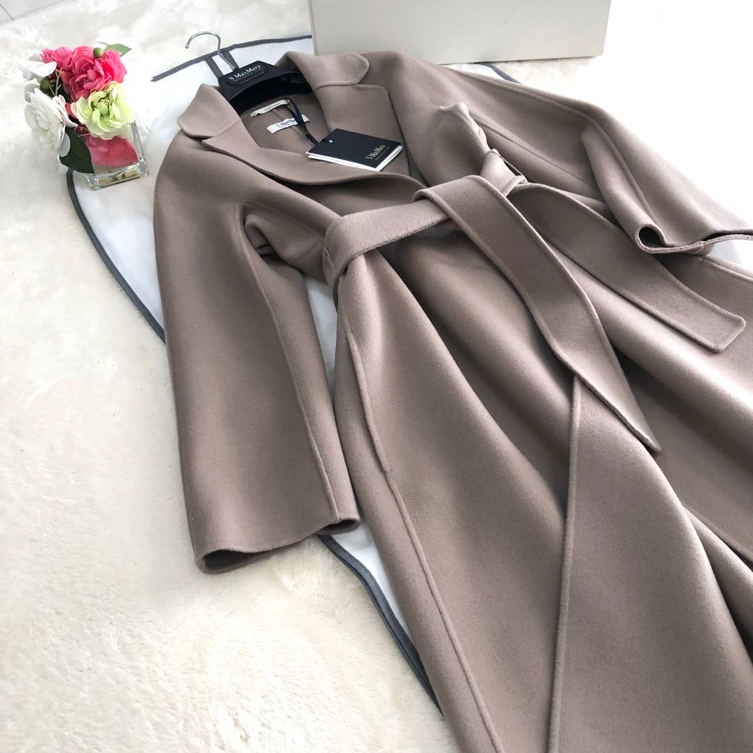 新品タグ付【'S MAX MARA】36希少モカ　ESTURIAクチートアマーノ