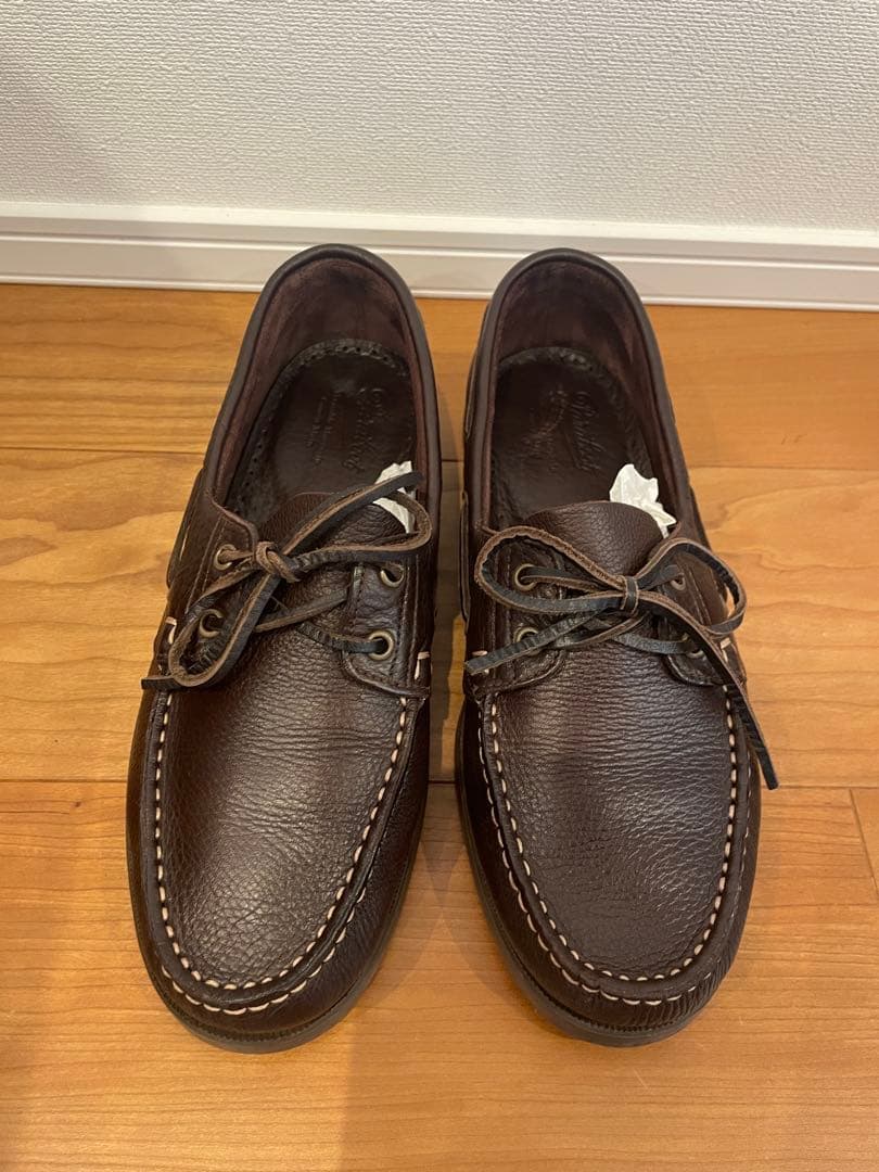 【美品】Paraboot (パラブーツ)BARTH（モカシン/デッキシューズ）