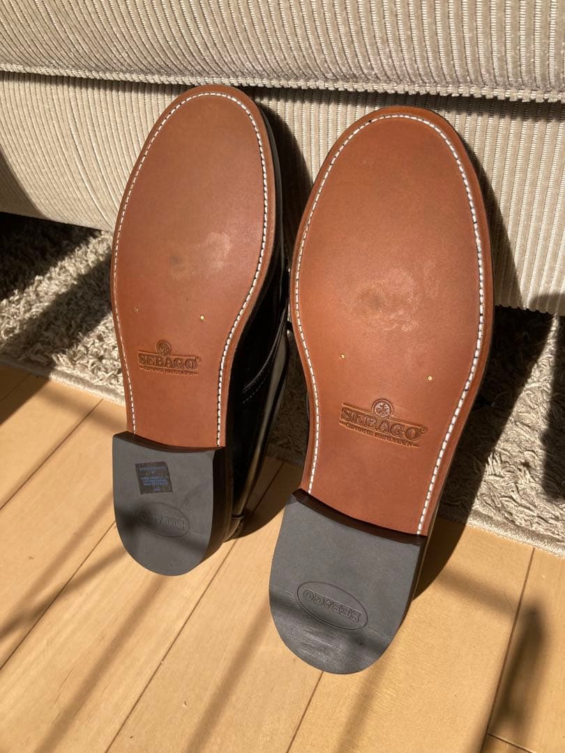 【新品未使用】SEBAGO James 黒 革靴 モカシン 革靴 27.3cm
