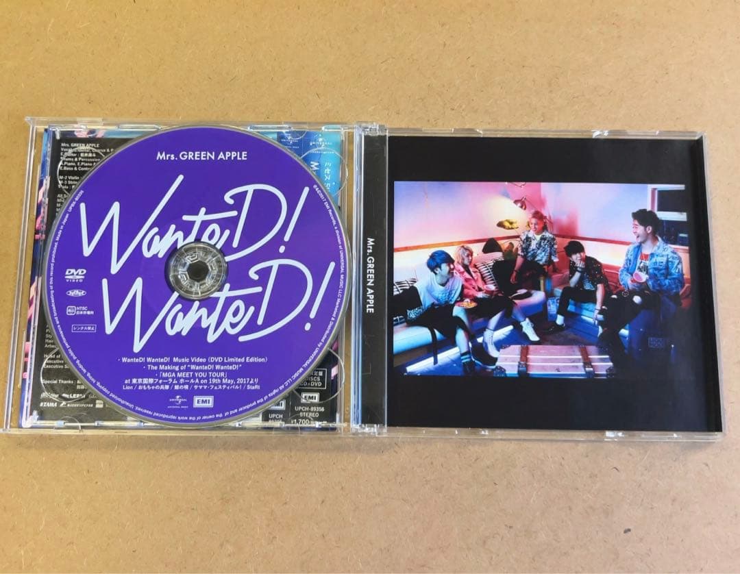 Mrs.GREEN APPLE 『WanteD! WanteD!』CD＋DVD☆