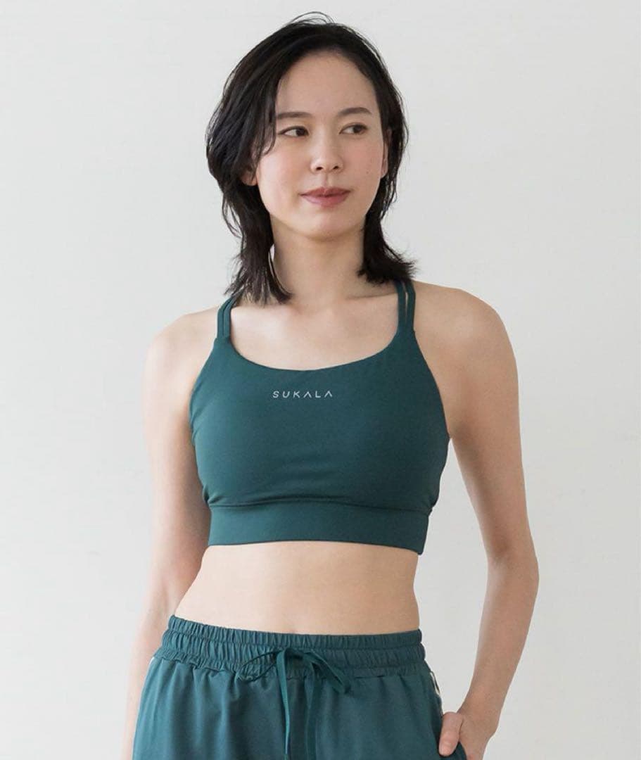 LAVA限定 【SUKALA】ブラトップ付きラインクロップドTee
