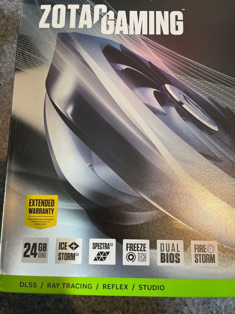 グラボ　ZOTAC　RTX 4090 動作確認済み