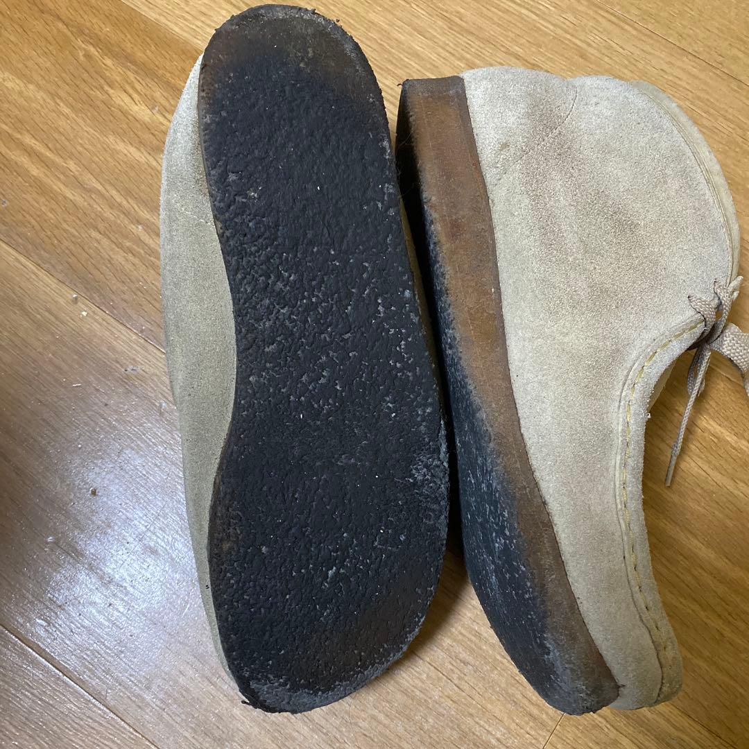 Clarks Wallabee モカシン 10M ベージュ中古
