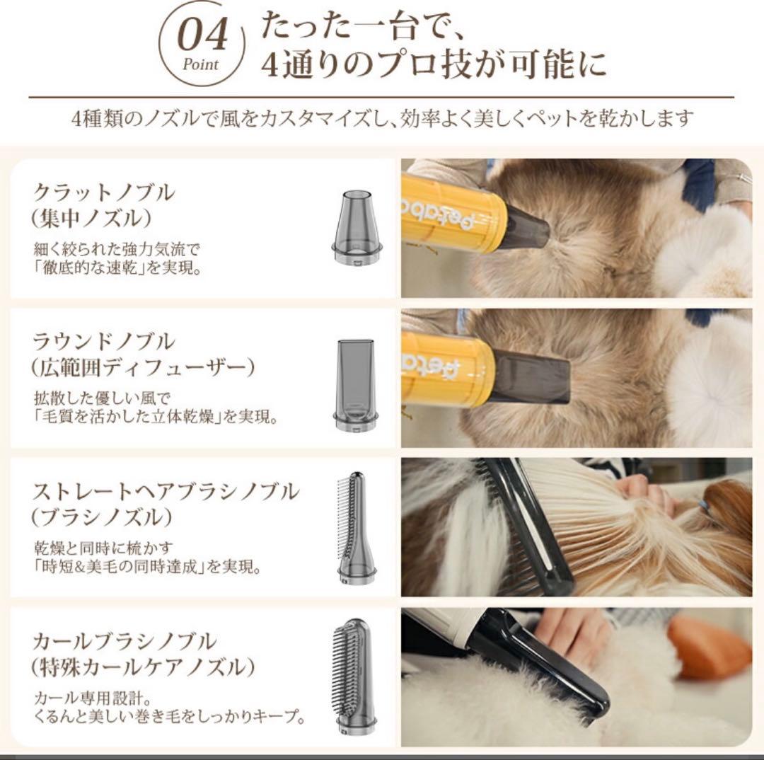 新品petaboo ハンディタイプペットドライヤー