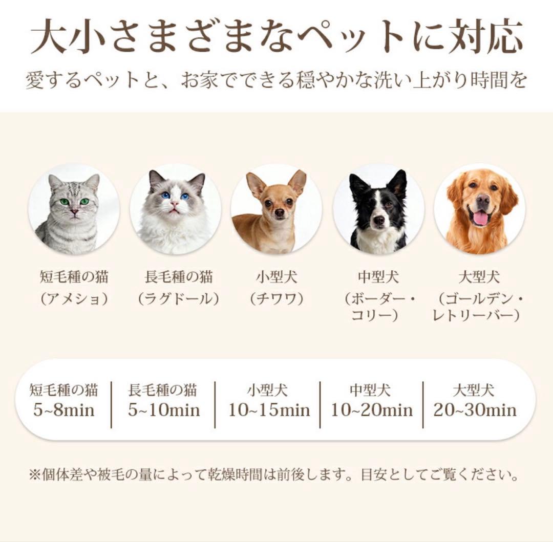 新品petaboo ハンディタイプペットドライヤー
