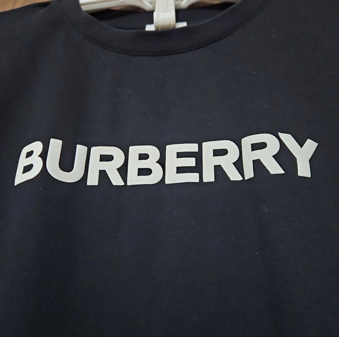バーバリー Tシャツ ロゴ ブラック サイズL 8055307