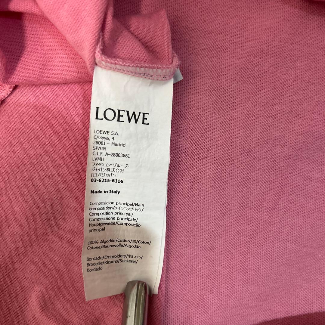 ★激レアカラー★ loewe ロエべ　tシャツ ピンク　Sサイズ　正規品鑑定済