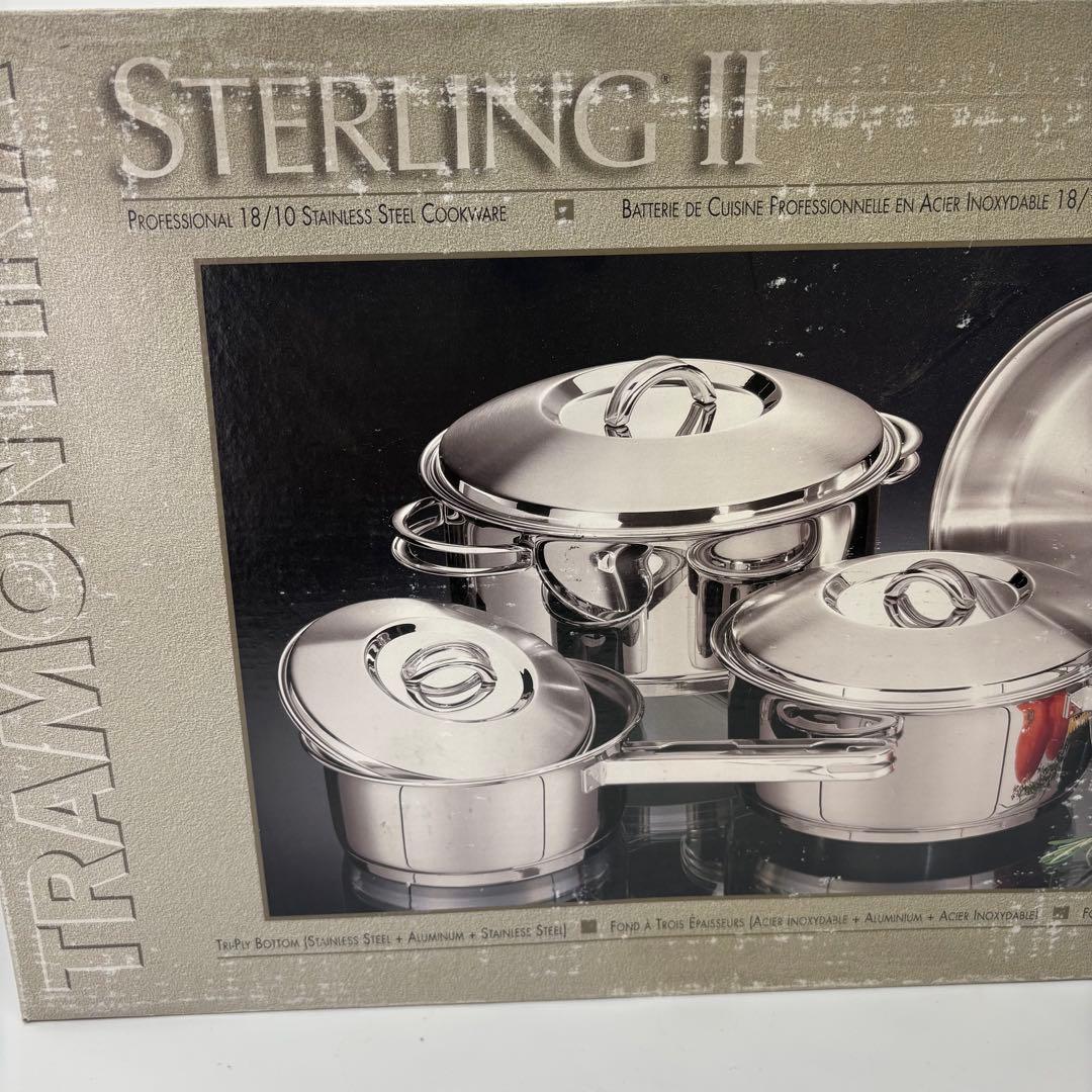 (未使用)Tramontina Sterling 片手鍋 4点セットステンレス