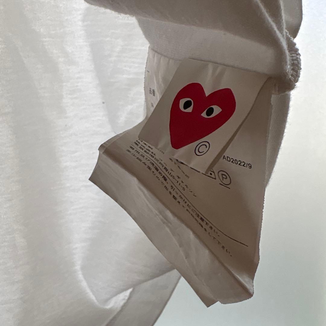 PLAY COMME des GARÇONS ハート柄 Tシャツ S