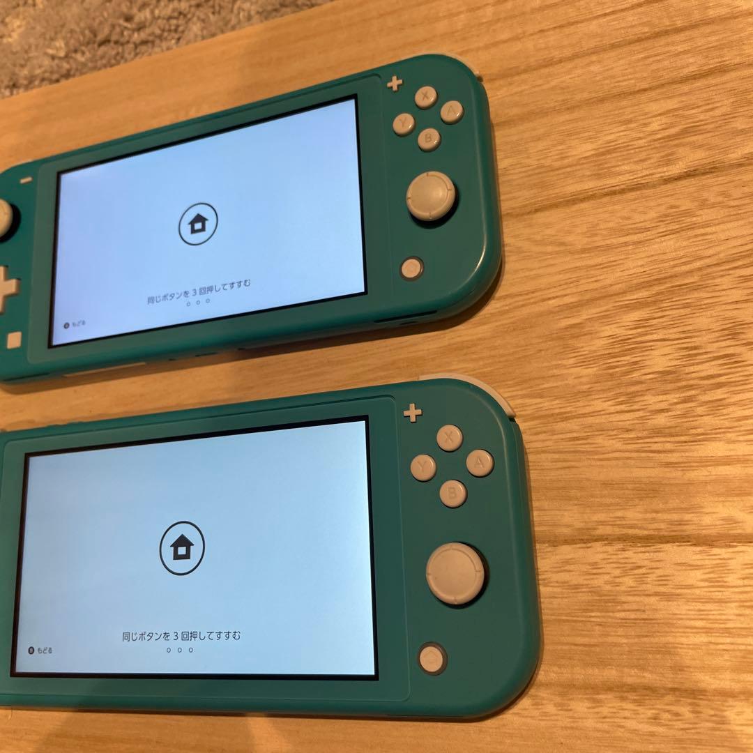 Nintendo Switch Lite ターコイズ　訳あり　2台セット