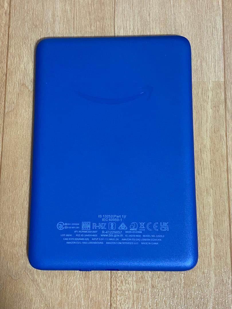 【美品】Kindle (第11世代) 本体ネイビー 16GB ピンクのケース付
