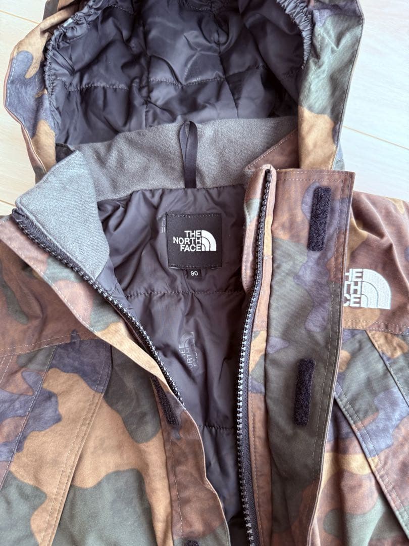 THE NORTH FACE ノースフェイス　カモフラージュ スキーウェア 90