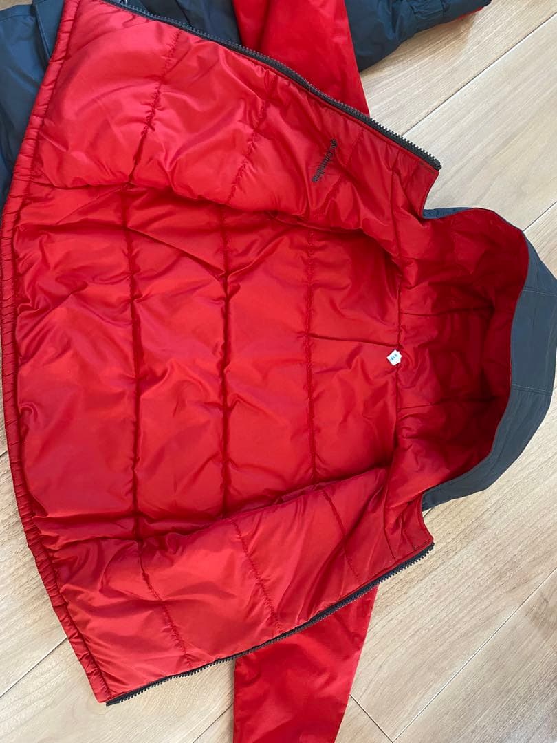 【値下げ】Columbia 子ども用 スノーウェア 上下セット グレー/レッド