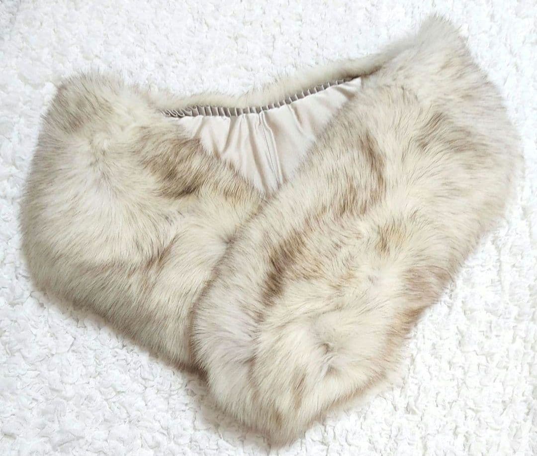えりか　成人式　★　SAGA FOX　 ファーショール　美品 　ボリューム