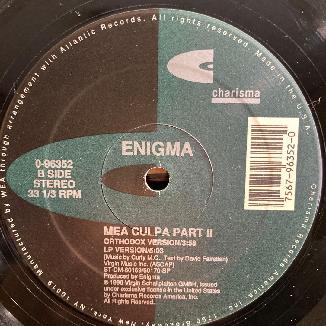 洋楽 Enigma / Mea Culpa part II