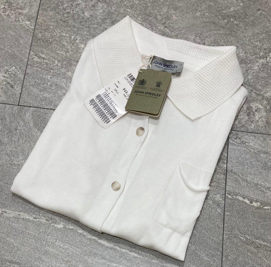 【新品未使用】JOHN SMEDLEY ノースリーブニットポロシャツ