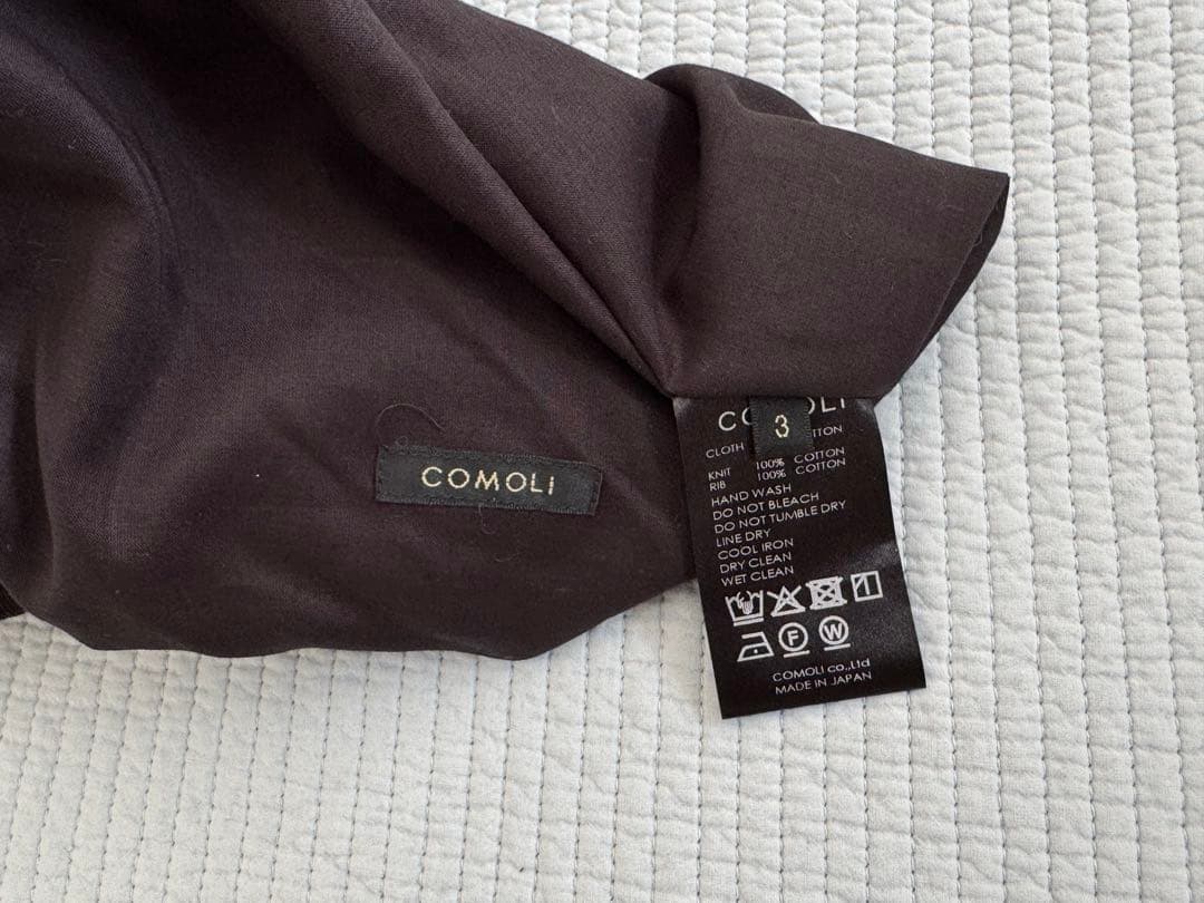 COMOLI 25SSリバーシブルトラックジャケット サイズ3