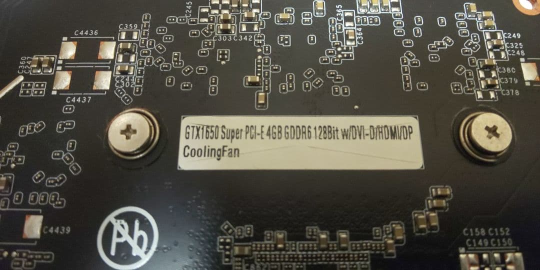 グラフィックボード・グラボ・ビデオカード GTX 1650 Super 4GB GDDR6