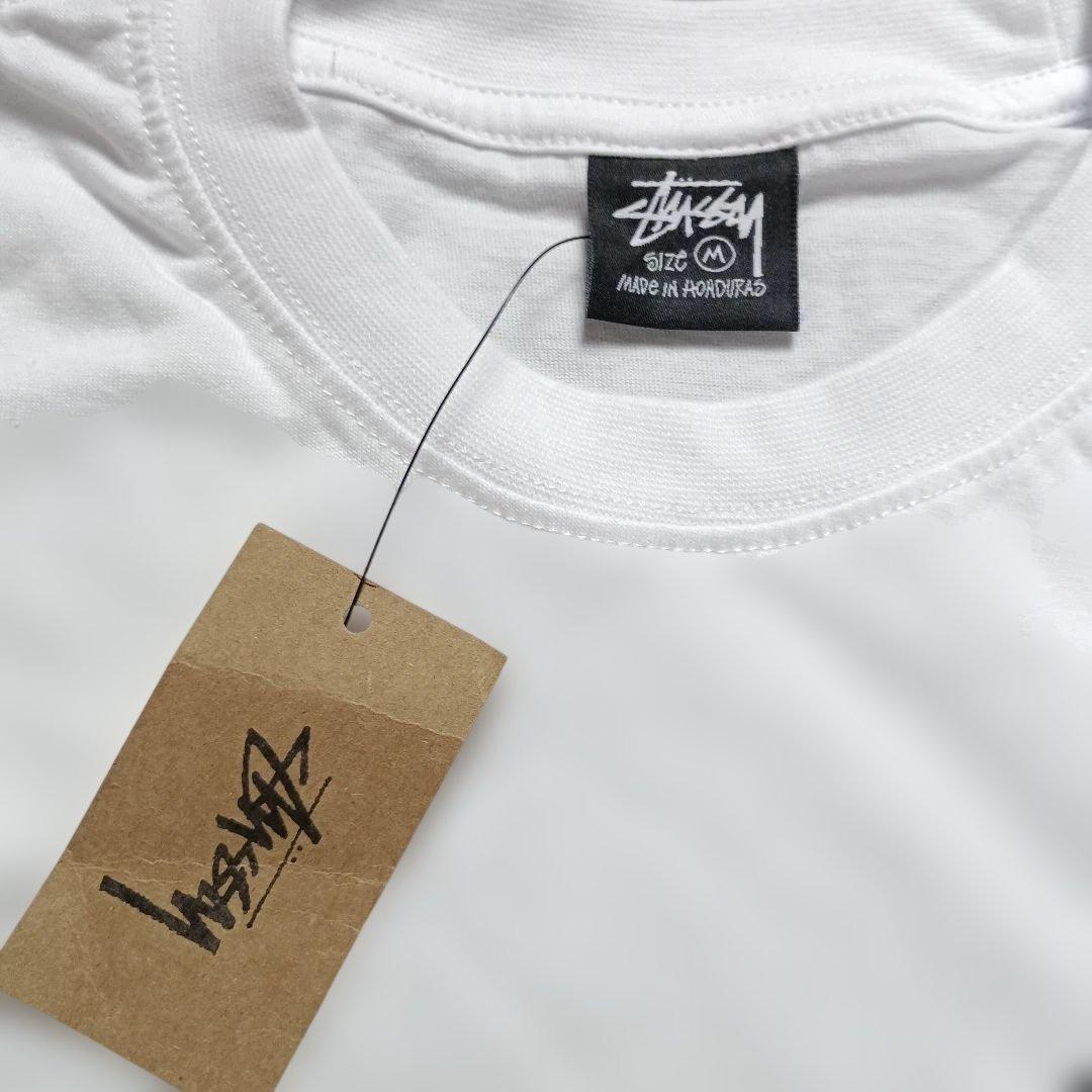 stussy×NIKEコラボTシャツ8ボールバックロゴサイズM