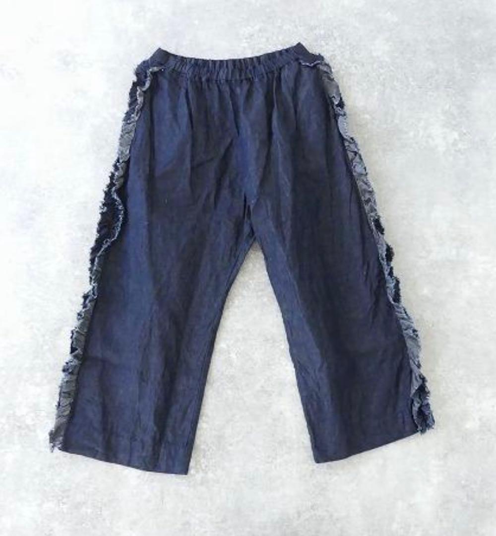 Gauze#(ガーゼ)インディゴビビアンパンツ