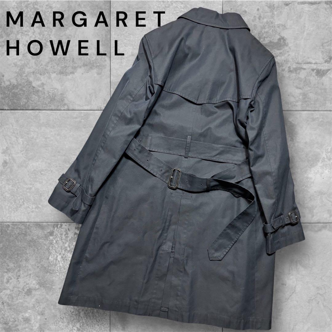 極美品 MARGARET HOWELL ウールライナー付き トレンチ コート