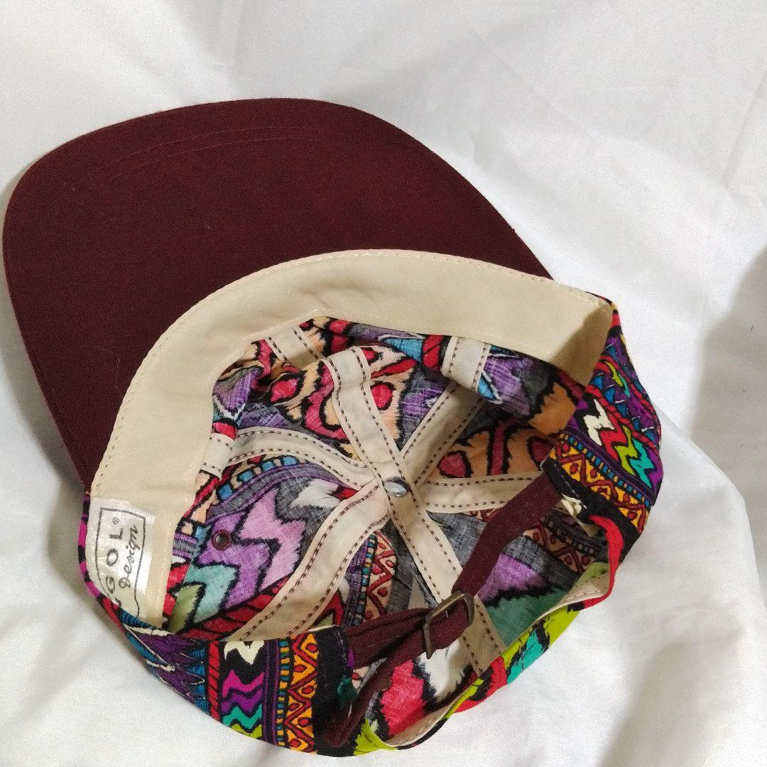 KANGOL カンゴール 幾何学模様 キャップ デッドストック 90s vtg