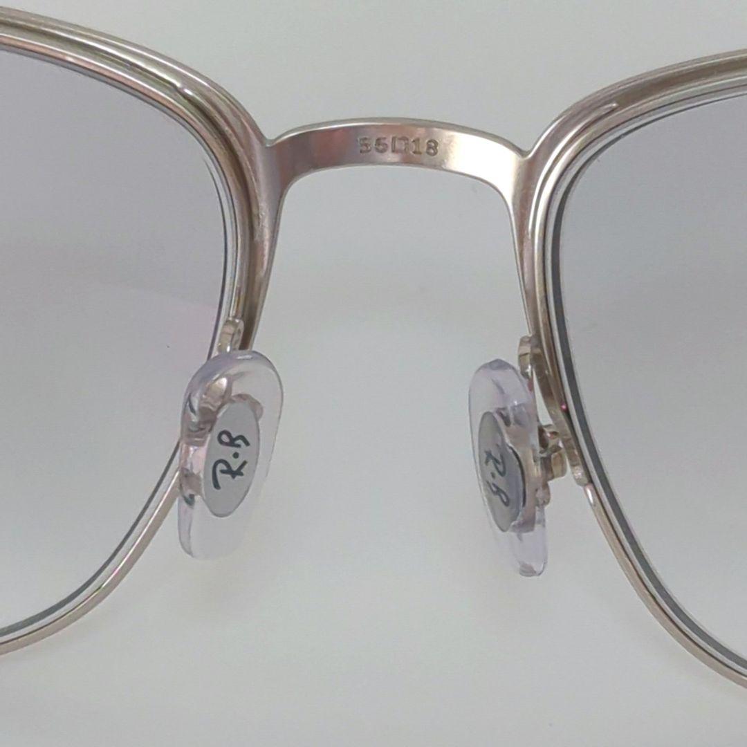 美品✨レイバン RB6494 オプティクス ポリッシュシルバー 眼鏡 サングラス