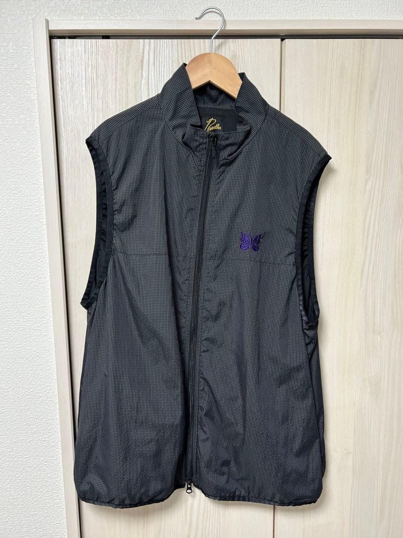 NEEDLES × BEAMS ニードルズ 別注 ナイロンリップストップベスト