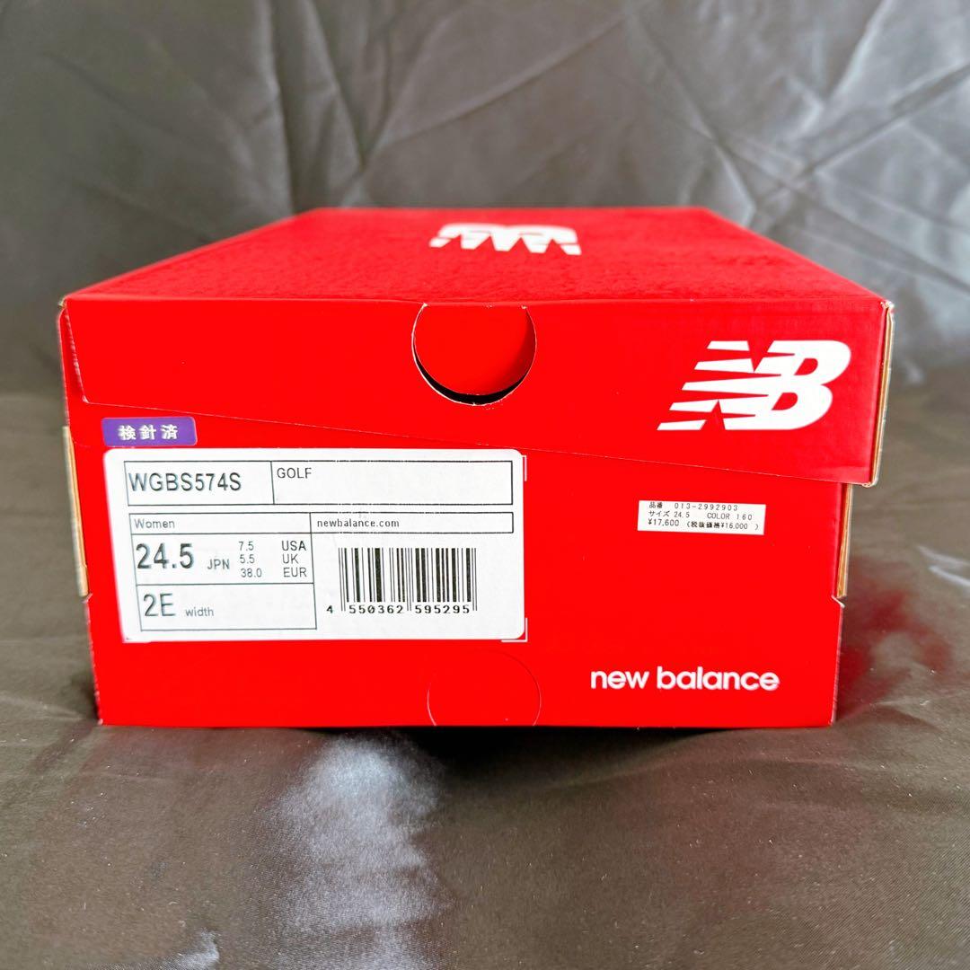 新品　NewBalance　ゴルフシューズ　24.5cm　箱つき