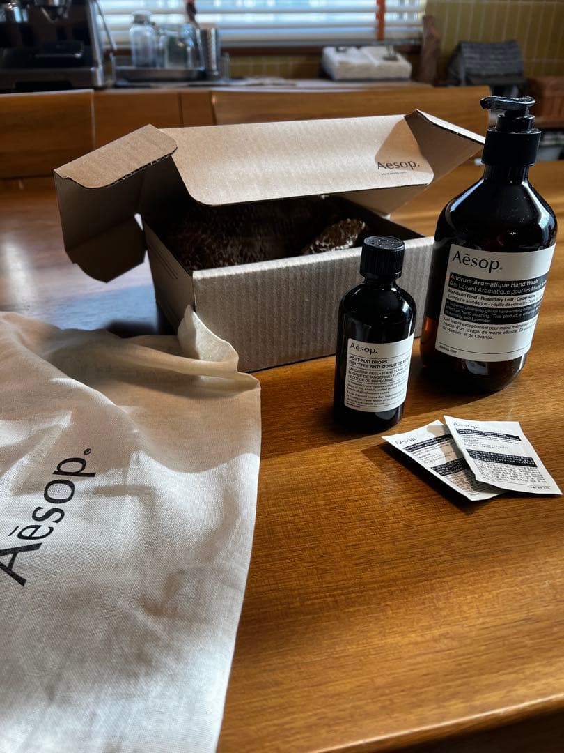 2026.1月購入 AĒSOP ハンドソープ、ポスト プー ドロップス のセット