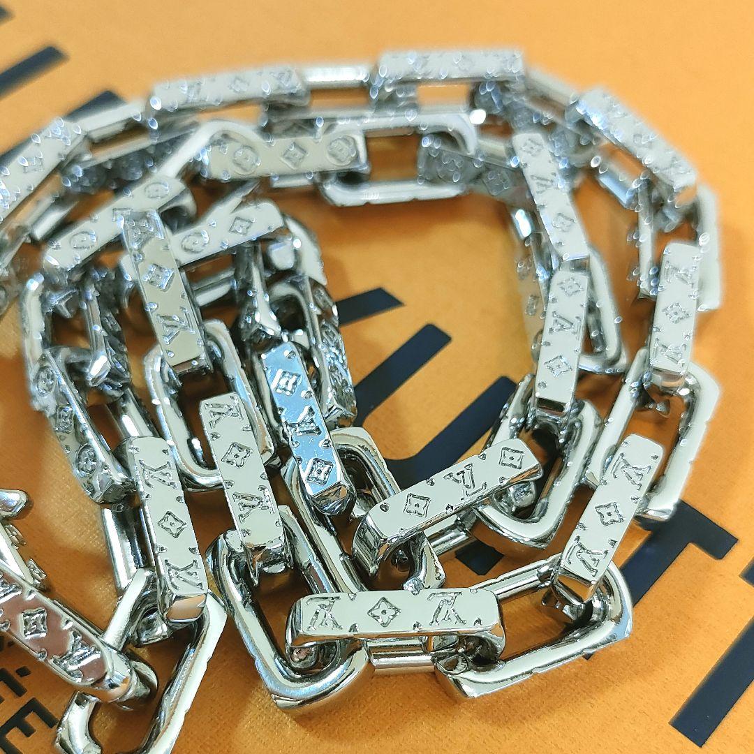 ルイヴィトン コリエ チェーンネックレス シルバー